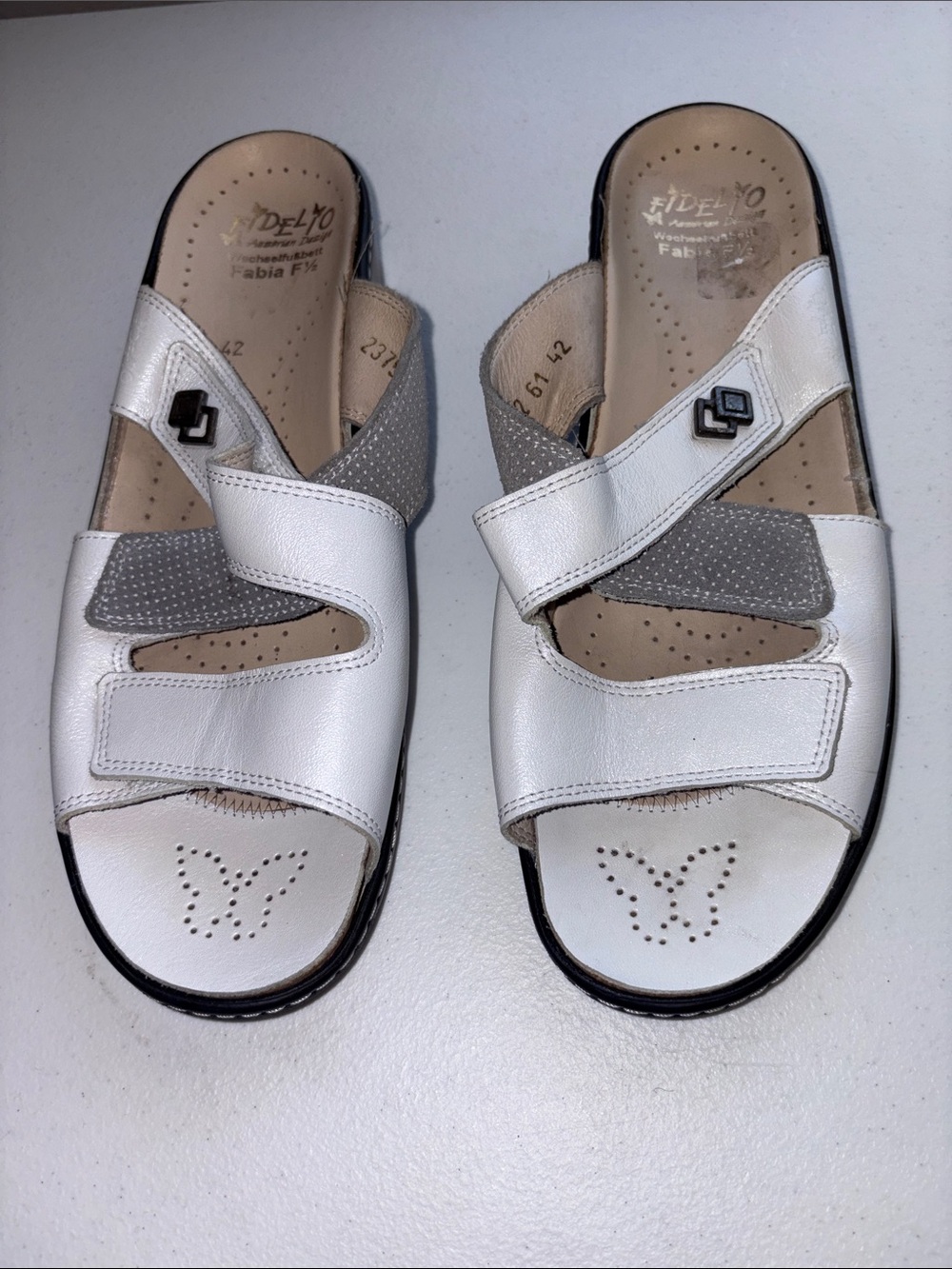 Fidelio Fabia F 1/2 sandals. white EU 42
